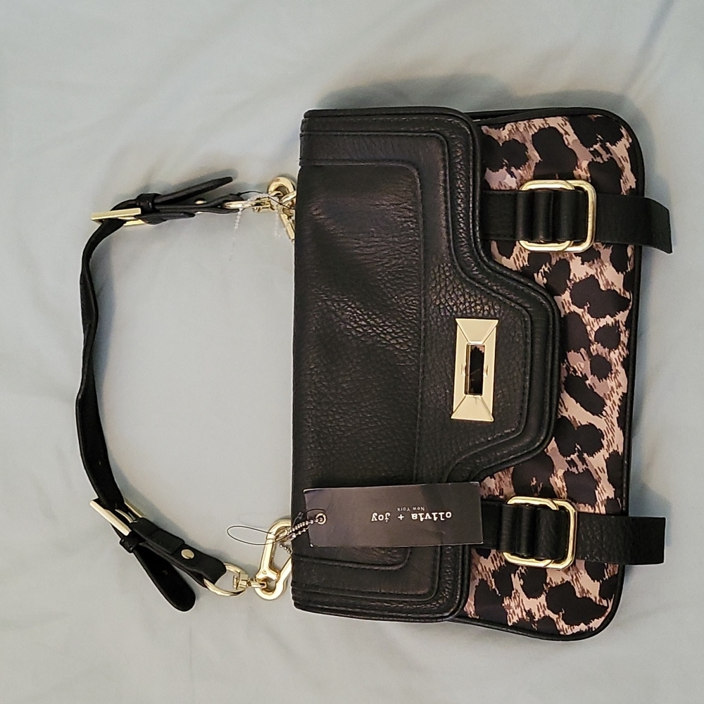 Olivia + Joy Leopard Bag/Purse NWT